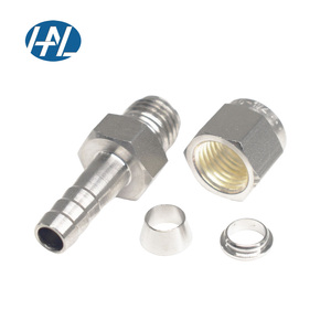 Conector de Tubo de Compresión de Acero Inoxidable con Conector de Manguera de 3/8\", Aplicaciones de <span class=keywords><strong>Gas</strong></span> - Product Image 4