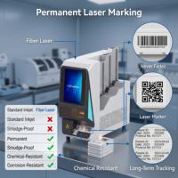 Máquina Automatizada de Marcado de Casetes con Láser de Fibra, Pantalla Táctil HD, Impresora de Casetes de Alta Velocidad para Laboratorio de Patología, Sistema LIS