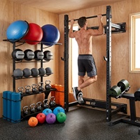 VIGFIT Premium Total Body Smith Machine Power Cage avec rangement pour poids pour optimiser l'espace de la salle de sport, du studio ou de la boutique d'entraînement