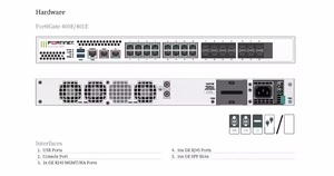 Firewalls Fortinet Fortigate Modelos FG-400E FG-401E FG-400F FG-401F FG-500E FG-600E FG-601E FG-600F FG-601F de Próxima Generación en Stock - Product Image 4