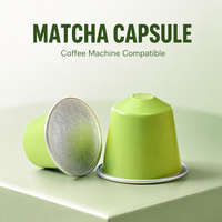 Poudre de thé vert matcha chinois 3g x 10 capsules de thé instantané pour machine à café
