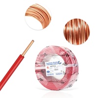Câble électrique CHAKIRA CABLE, monoconducteur en cuivre, gaine PVC, pour câblage domestique et applications de construction, disponible en différentes tailles.