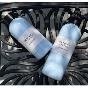 Bouteille d'eau isotherme en acier inoxydable à double paroi, gourde portable pour café, avec logo personnalisé, vente en gros - Product Image 3