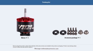 มอเตอร์ V3115 T-<span class=keywords><strong>MOTOR</strong></span> สำหรับโดรนแข่ง FPV 3-12S KV400/640/900/1050 มอเตอร์ไร้แปรงสำหรับโดรนแข่งและถ่ายภาพยนตร์ สำหรับโดรน FPV ขนาด 8-11 นิ้ว X4 X8 - Product Image 6