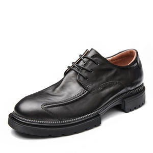 Nuevos Zapatos Oxford de Negocios Más Vendidos de la Fábrica DSYX, para Hombre, Talla Grande, de Cuero Genuino, Sin Cordones, Cerrados, Ligeros, Transpirables y Antideslizantes - Product Image 1