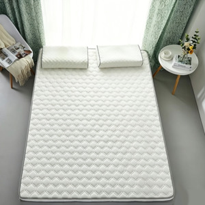 Cubrecolchón de Fibra Transpirable, Firmeza Media, Cubierta de Tela, Diseño Minimalista para Dormitorio y Hogar - Product Image 1