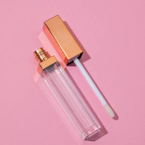 Tubo de brillo de labios grueso cuadrado grande con cepillo grande Tubo de brillo de labios de embalaje de plástico vacío - Product Image 3