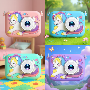 Cámara digital Unicornio para niños con diseño adorable y opciones coloridas - Product Image 3