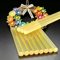 Bâton de colle thermofusible jaune JCXC 11 mm, adhésif EVA haute adhérence, viscosité 7000-10000, pour serre-têtes, pinces à cheveux, accessoires capillaires et artisanat
