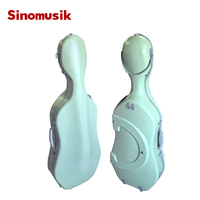 Étui pour violoncelle 4/4 en matériau PC de la marque Sinomusik, diverses couleurs, accessoires musicaux fabriqués en Chine