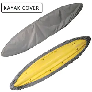 Capa de caiaque para canoa, capa à prova d' água para armazenar poeira e proteger uv, protetor solar para pesca, barco/caiaque/canoa