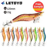 LETOYO - Luminous Squid Jigs Lures, Prawn Shrimp Egi Bait
