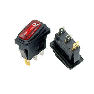 12V không thấm nước Rocker chuyển 3-pin thiết bị đầu cuối dây Rocker nút - Product Image 3