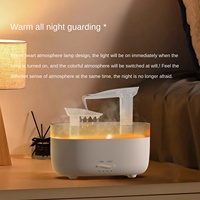 Hxtc88 scène de paysage d'eau innovante aromathérapie diffuseur d'arôme Machine à ultrasons bureau goutte de pluie Portable Usb humidificateur