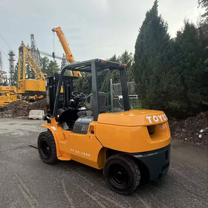For Japan Stock Used <b>Diesel</b> Engine Forklift 5 Ton FD30 7FD50 Three Stage Mast Side Shift <b>Container</b> Loader - Product Image 1