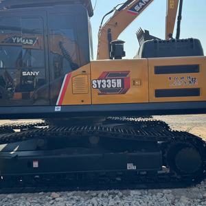 Excavadora Usada SANY SY335H de 33 Toneladas, Equipo de Construcción Chino, Motor Isuzu, Rodamiento Enerpac, Bomba de Caja de Cambios Poclain para Movimiento de Tierras - Product Image 3