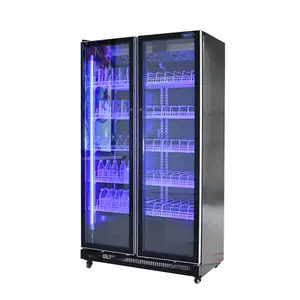 Hiển thị dọc mát đồ uống tủ lạnh cho bia và đồ uống Tủ đông thiết bị đa cửa kính thương mại giới thiệu
