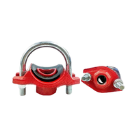 Raccords de tuyauterie rainurés en fonte ductile de divers types, Té rainuré mécanique, Té rainuré pour système d'incendie
