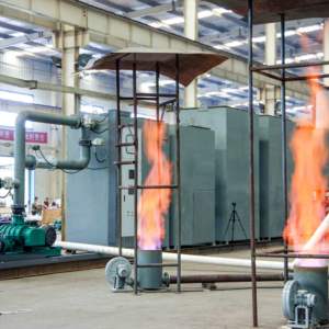 Generator Gasifier kayu tanaman, pembangkit listrik busi 500kw - Product Image 1