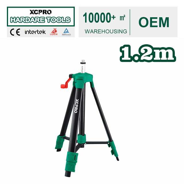 Lightweight 1.2m Laser Level Aluminum Tripod 5/8" Thread Survey Support Stand for Interior Decoration Builders Prompt Delivery