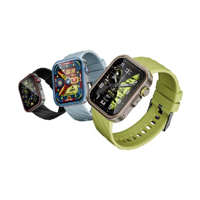 Smart Watch 1.95" AMOLED Full Touch Screen IP67 Waterproof BLE5.3 Heart Rate Monitor 15 Days Standby Fitness Tracker Smartwatch
