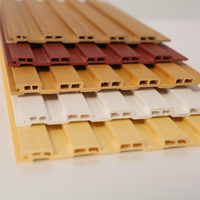 Panneaux muraux décoratifs en WPC ignifuge en bois écologique, directement de l'usine, couleurs assorties, 195*12mm, style Grands Murs, Hebei