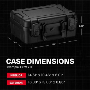 Boîte <span class=keywords><strong>de</strong></span> transport portable légère Kango, coque rigide, antichoc, étanche, pour équipement <span class=keywords><strong>de</strong></span> <span class=keywords><strong>chasse</strong></span> tactique, camping, voyage - Product Image 5
