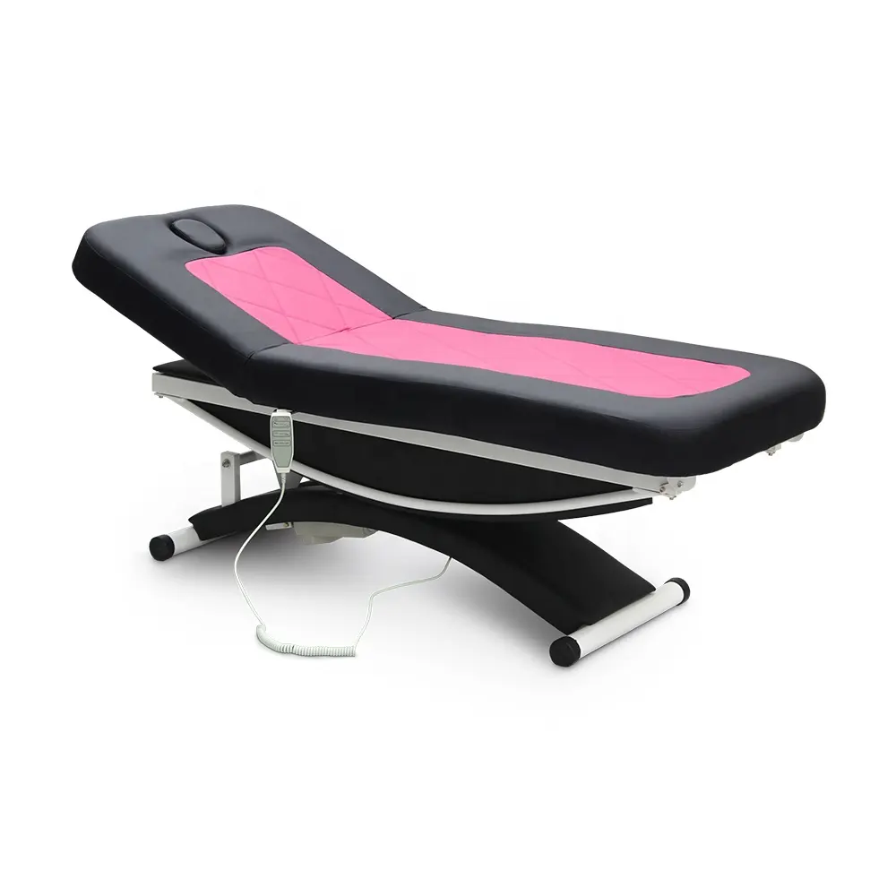 Motorized Reclinable Height and Backrest Therapy Beauty Spa Salon Cosmetic Electric Treatment Massage Table Facial Bed