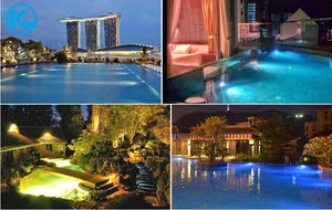 معدات حمام سباحة مقاومة للماء IP68 ، حوض سباحة بجهاز تحكم عن بعد بضوء Led - Product Image 5