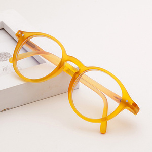 Gafas de Computadora con Marco Ligero, Anti Luz Azul, Unisex, Redondas, Vintage, de Moda para Hombre y Mujer, TR90+CP, Gran Venta - Product Image 4