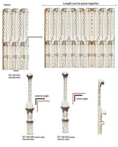 Columna Decorativa de PU, Columna Plana para Decoración del Hogar - Product Image 6