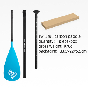 プレミアムブルーカーボンファイバー軽量折りたたみ式オール、ローイングアクセサリー、海洋、湖、川、屋外ウォータースポーツパドル用 - Product Image 5