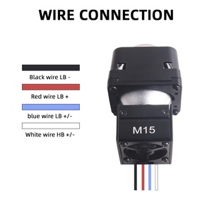 ไฟหน้า LED รุ่นใหม่ Matrix 1.5 นิ้ว M15 สว่างพิเศษ ระบบไฟส่องสว่างยานยนต์ 12 โวลต์ สำหรับรถยนต์ รถจักรยานยนต์ และรถยนต์ทั่วไป - Product Image 5