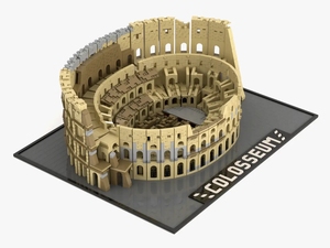 22002 Street View MOC-49020 Maqueta <span class=keywords><strong>de</strong></span> Construcción del Coliseo Romano, Juguete Creativo para Niños, Bloques <span class=keywords><strong>de</strong></span> Construcción <span class=keywords><strong>de</strong></span> <span class=keywords><strong>Arquitectura</strong></span> Mundial DIY - Product Image 1