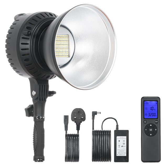 60W Professional Studio Light LED Video Light with Bowens Mount Protector Reflector Diffuser