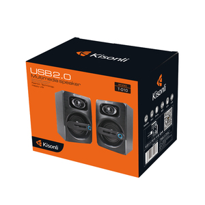 Kisonli T-010 Gỗ 2.0 3 inch Bass Hệ thống loa cho PC - Product Image 6