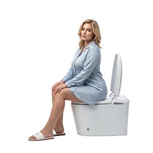 <span class=keywords><strong>Inodoro</strong></span> Inteligente de Cerámica de Lujo Moderno, de Una Pieza, con Bidé Electrónico Automático para Uso Doméstico, Comercial y Hotelero - Product Image 1