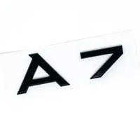 Pour Audi A1 A3 A4 A5 A6 A7 A8 TDI TFSI, autocollant de logo de coffre de voiture, emblème 3D noir ABS S Line, autocollant à usage unique