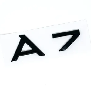 Emblema Adesivo 3D Nero in ABS <span class=keywords><strong>S</strong></span> <span class=keywords><strong>Line</strong></span> per Bagagliaio Auto <span class=keywords><strong>Audi</strong></span> A1 A3 A4 A5 A6 A7 A8, TDI TFSI - Product Image 6