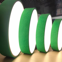 Lampe suspendue acoustique en feutre PET LED en gros, absorption du son, réduction du bruit, pour bureau, salle de réunion, projet OEM ODM