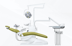 Complete Modern <strong>Dental</strong> <strong>Chair</strong> with <strong>Electric</strong> Control <strong>Unit</strong> and LED Oral Light Plastic Material CE Certified Meeteeth S670-A - Product Image 4