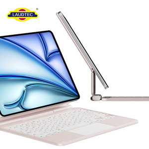 คีย์บอร์ดไร้สาย Laudtec รุ่น Magic Keyboard ดีไซน์แม่เหล็ก สำหรับ iPad Air 13 นิ้ว และ iPad Pro 12.9 นิ้ว เคสคีย์บอร์ดแท็บเล็ตคุณภาพสูง - Product Image 1