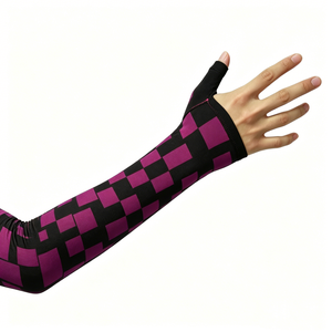 Manchettes de jeu en spandex à motif personnalisé avec trous pour les pouces pour les joueurs d'e-sport - Product Image 1