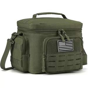 Sacs isothermes tactiques isolés de grande capacité Boîte à lunch extérieure étanche et durable pour le camping - Product Image 3