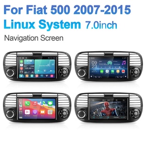 Navihua 7 Inch IPS Touch Screen Car <b>Stereo</b> Linux Navigation <b>System</b> Wireless Carplay Androidauto Car Radio for Fiat 500 2007-2015 - Product Image 6