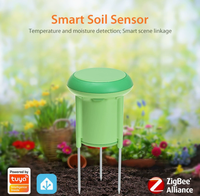 Capteur intelligent de température et d'humidité du sol, alimenté par énergie solaire, WiFi, ZigBee, contrôle par application, 50 pièces