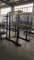 Venta al por mayor Power Rack Squat Rack con Plataforma Gimnasio en Casa S088 Entrenador Multifuncional con Plataforma de Levantamiento de Pesas