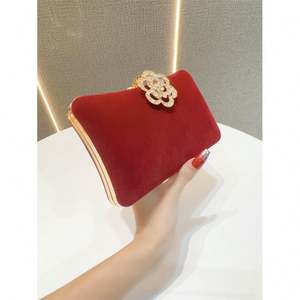 Bolso de Mano de Cristal con Forma de Lazo de Satén, Cadena para el Hombro, Bolsos Elegantes para Mujer, Bolso de Fiesta, Bolso de Mano para Eventos - Product Image 3