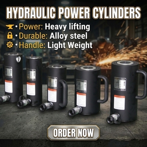Cylindre hydraulique à simple effet en aluminium léger ENERPAC, marque SOV, 700 BAR/10000 PSI, RAC202 20TH - Product Image 1