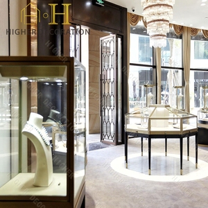 Vitrine à bijoux en verre élégante, meuble de <span class=keywords><strong>magasin</strong></span> de bijoux <span class=keywords><strong>vintage</strong></span> personnalisé, <span class=keywords><strong>comptoir</strong></span> de <span class=keywords><strong>magasin</strong></span> de bijoux en bois pour <span class=keywords><strong>magasin</strong></span> de bijoux - Product Image 2